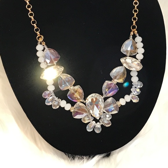 Statement necklace ShopAdore boutique white - Picture 2 of 5